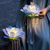 Blossom Lotus Flower Lanterns Glowing Rabbit Lotus Lantern  Festival Gift