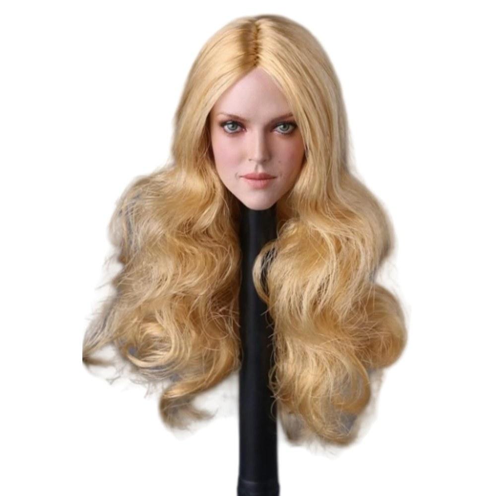 HiPlay GACTOYS 1/6 Female Action Figure Head Barbara Western Beauty Movable Painted GC009B