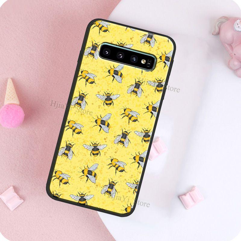 Manchester worker bees Bumble Case For Samsung Galaxy S22 Ultra S21 S20 FE S9 S10 Note 10 Plus S10e Note 20 Ultra Cover
