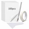 100/200Pcs Dustproof Diamond Painting Release Paper Stain-proof Double-Sided Double-Sided Release Paper White Cover
