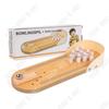 Bowling Set - TD - Mini Bowling - 10 Pins - For Children from 3 Years Old - Solid Wood