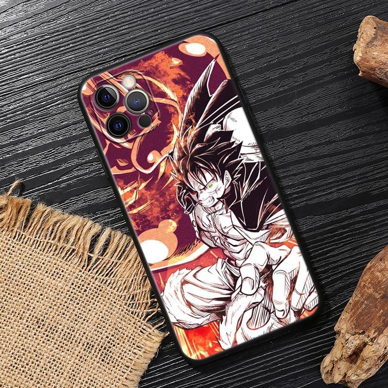 One Luffy Pieces Yamato Cartoon Funda For Iphone 17 Case For iPhone 16 15 11 12 13 Mini 17 Pro Max 16 Plus 17E 16E Air Soft Case