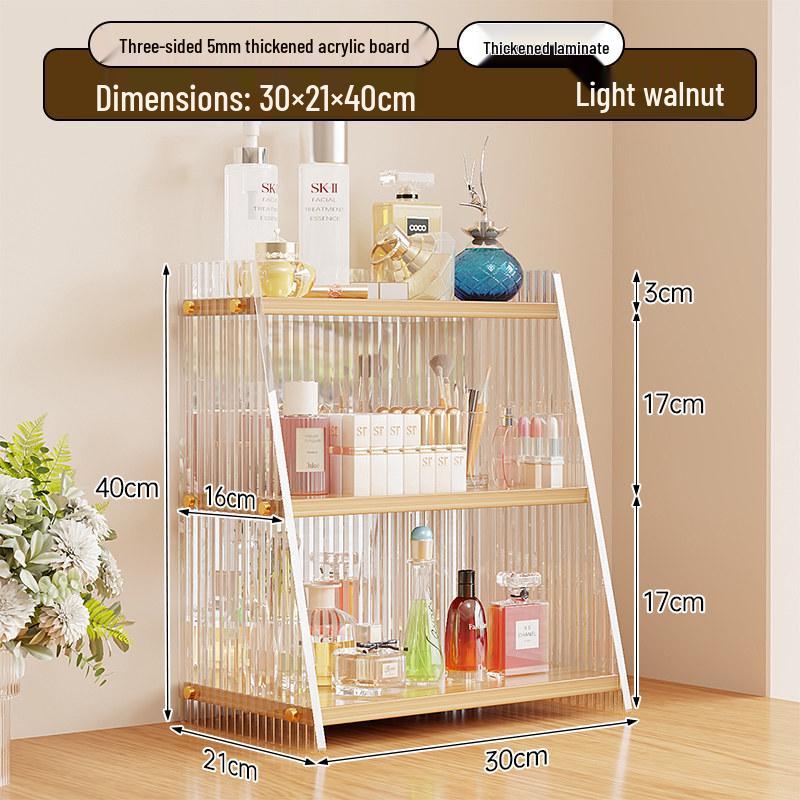 Multi-layer Skincare & Makeup Desktop Organizer