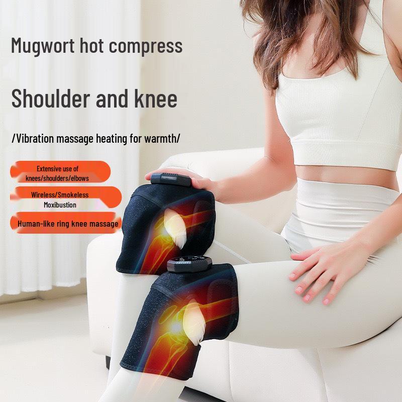 Electric Heated Ankle and Foot Massager – Rechargeable Hot Compress for Pain Relief and Warmth Ankle Massager