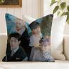Kpop Band SShinee Cushion Cover Eco Linen Pillow Case DoubleSided Print Breathable Durable Zipper Home Decor Gift