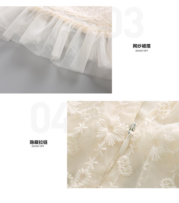 Girls' Summer Dress 2026 New Handsome Lace Girl Princess Dress Super Beautiful Children's Summer Dress Fairy Dress