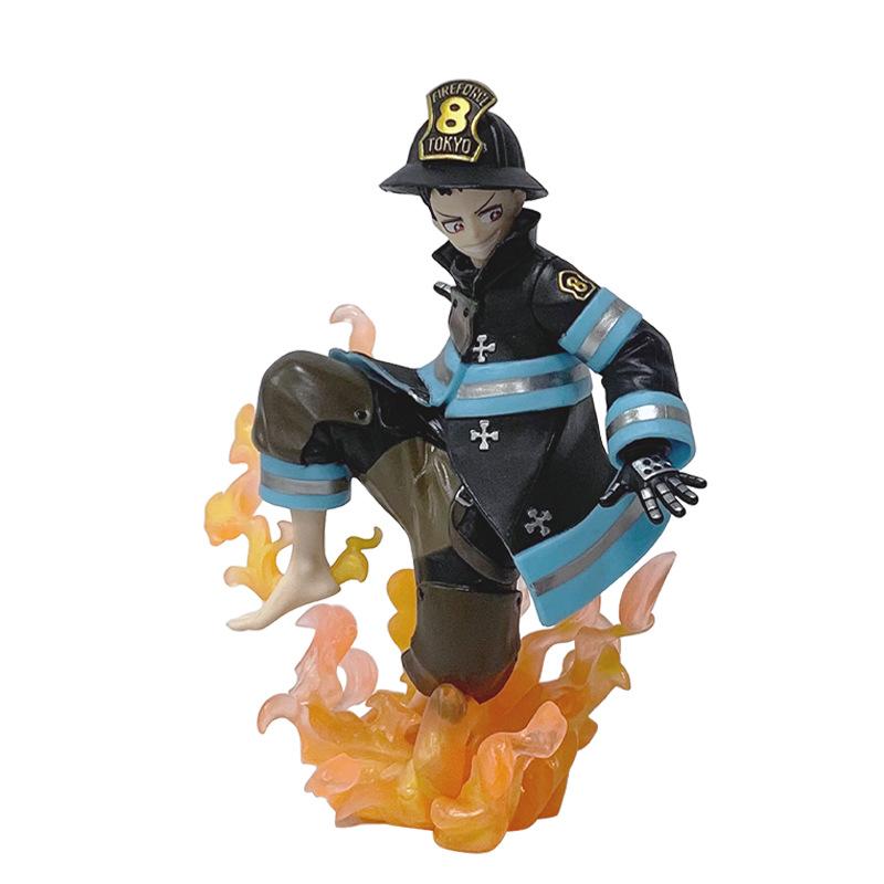In Stock Original KOTOBUKIYA ARTFX J Fire Force Shinra Kusakabe Anime Finished Model Toy Gifts Collection