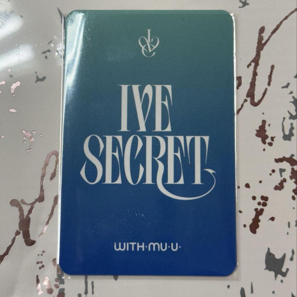[USED] IVE Wonyoung IVE SERCRET withmuu Lakidro Trading Card