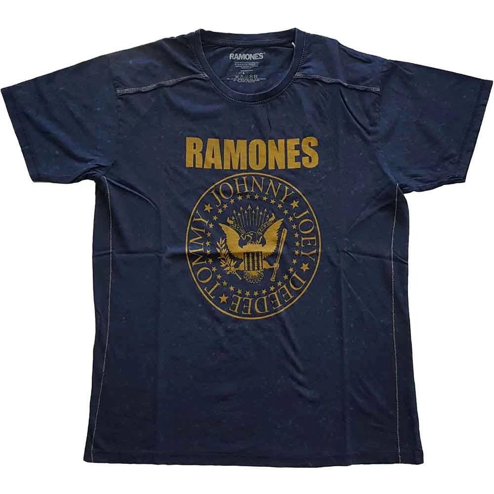 Ramones Presidential Seal Blue Official Mens Unisex T-Shirt S