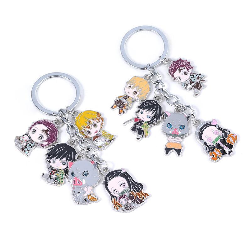 Demon Slayer Keychain With Zinc Alloy Characters For Anime Fans And Gift Giving