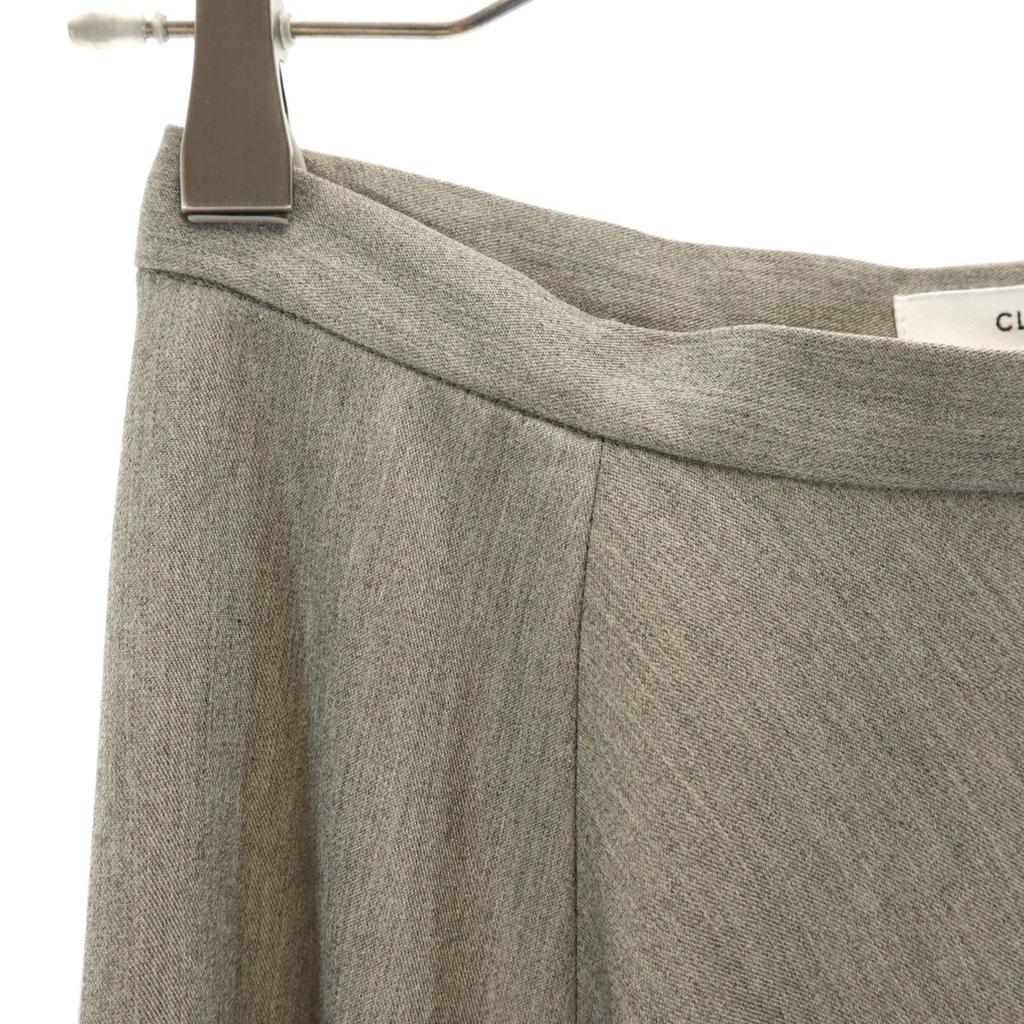 CLANE Long Length Asymmetrical Hem Skirt 1 Gray Women Used