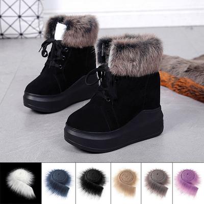 1,5 M Trimmen Für Mantel Haube Hut DIY Teppich Home Dekorationen Flauschigen Bekleidungs Materialien Faux Pelz