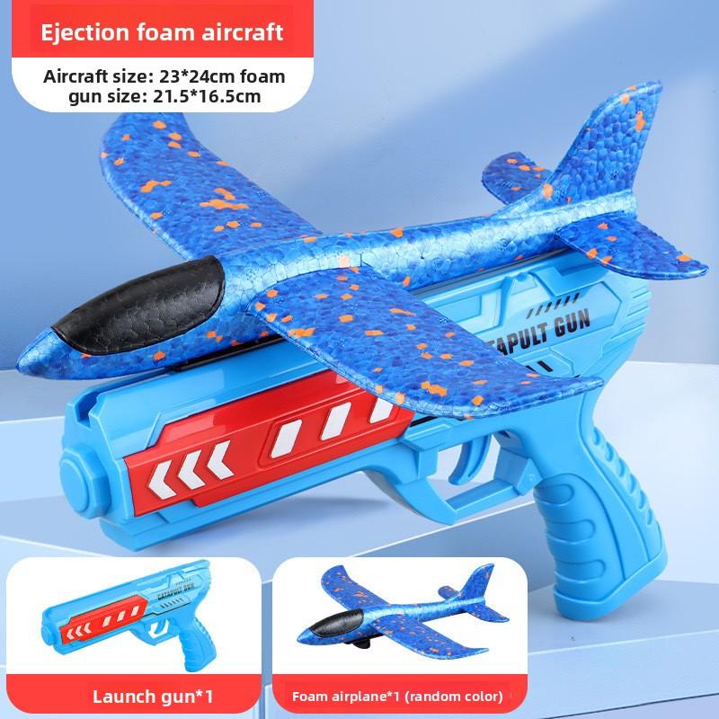 Foam Catapult Toy, Outdoor Light-up Hand-thrown Glider Interactive Toy