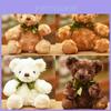 Adorable 7-inch Teddy Bear Plush Toy With Soft Coral Fleece Small Huggable Teddies