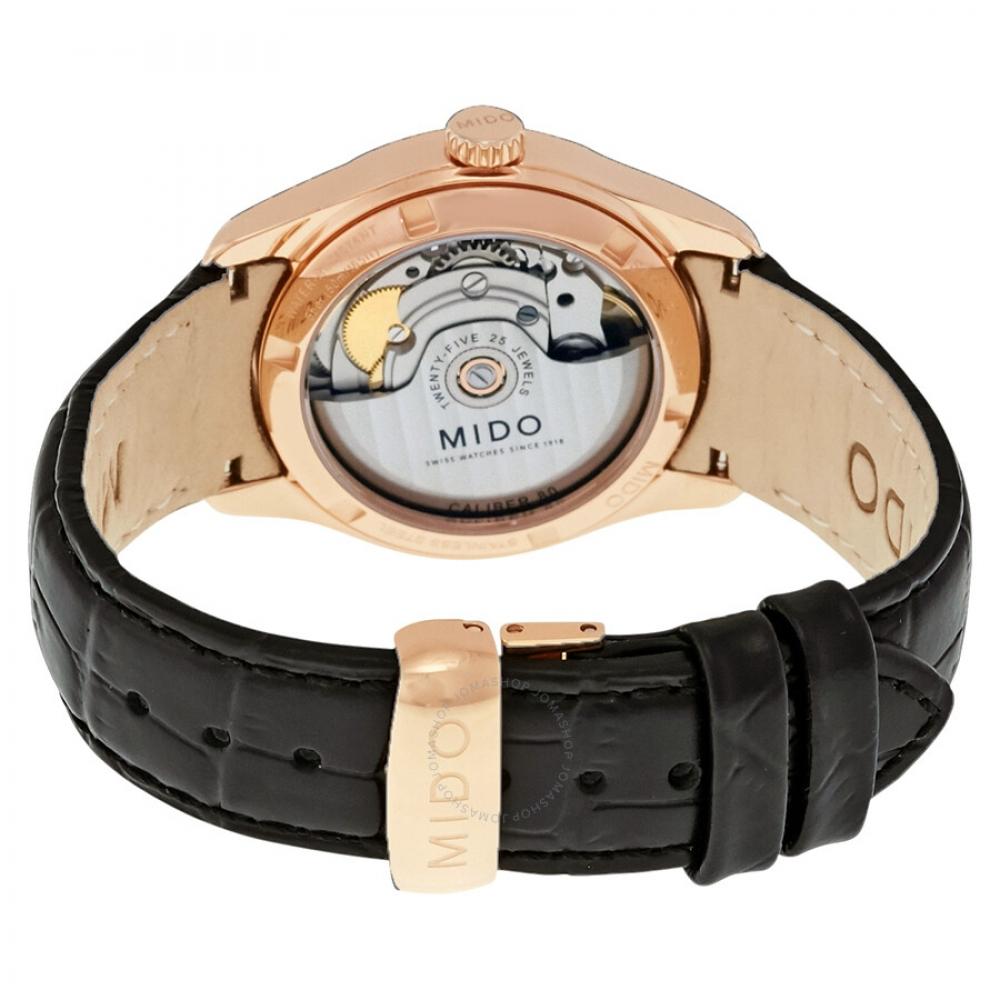 Mido Belluna Ii Automatic Silver Dial Ladies Watch M024.207.36.031.00 M0242073603100