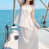 Sleeveless Top and Skirt Two-Piece Set