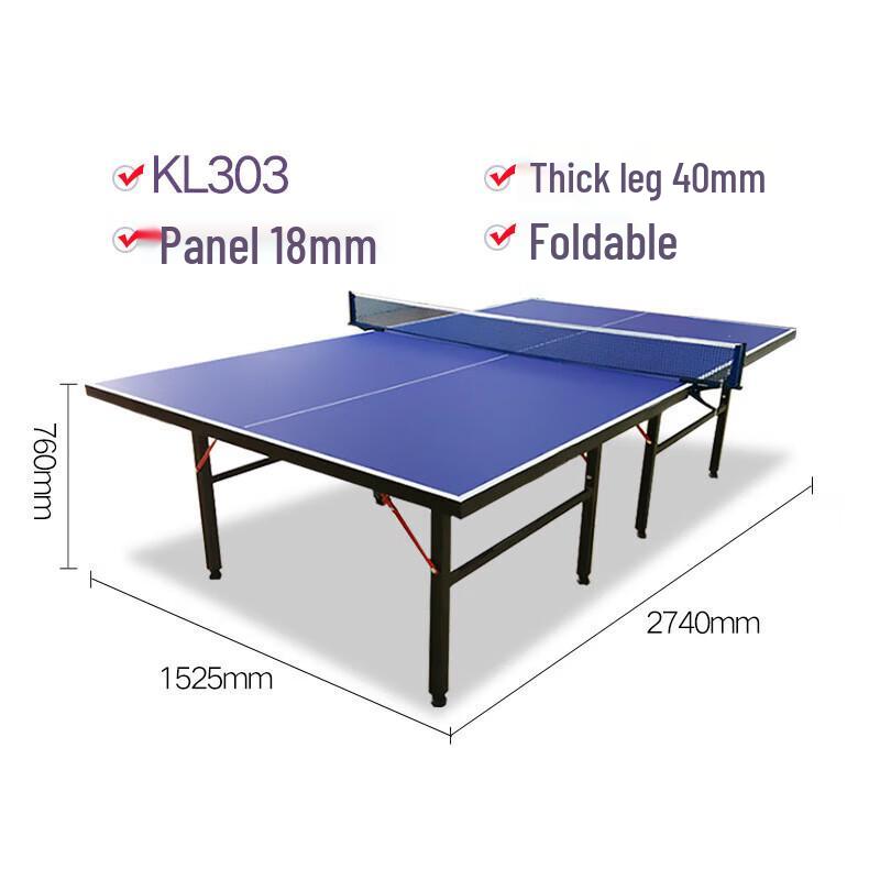 LanXie Standard Foldable Indoor Table Tennis Table