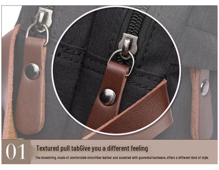 Men's Waterproof Portable Retro Toiletry & Makeup Bag with Large Capacity