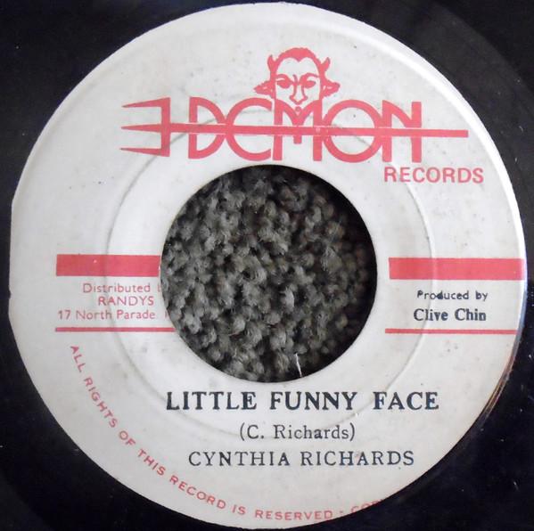 

7inch Record CYNTHIA RICHARDS Little Funny Face NONE Demon Records Jamaica Reggae Ska Dub Used