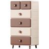 Children's Toy & Snack Storage Plastic Organizer Drawer Cabinet for Home Clothes