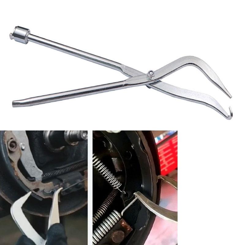 Pinza per Molla di Ritorno Freno a Tamburo per Auto con Estrattore/Installatore Manicotto Strumento di Riparazione Freni per Officina Automobilistica