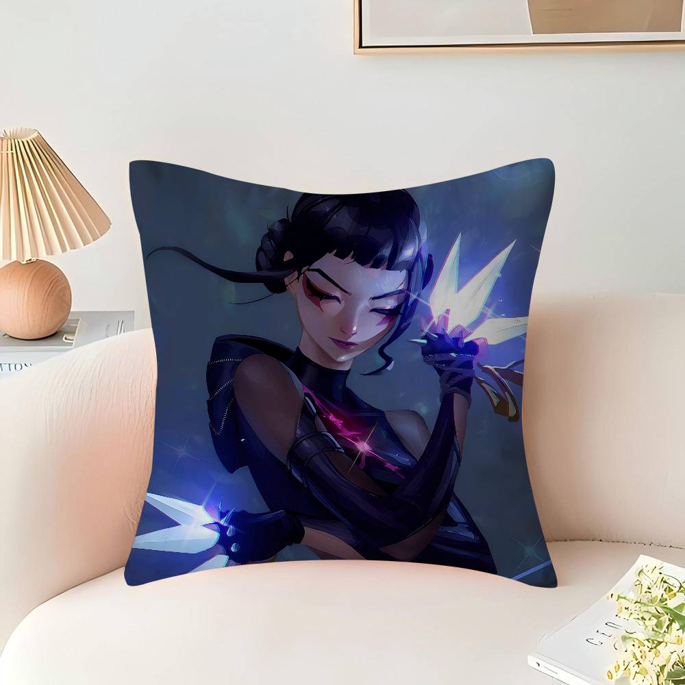 Demon Hunters ZOEY Pillowcase 45x45cm Cute Pillowcase Living Room Sofa Cushion Cover Bedroom Home Decoration Children's Gift