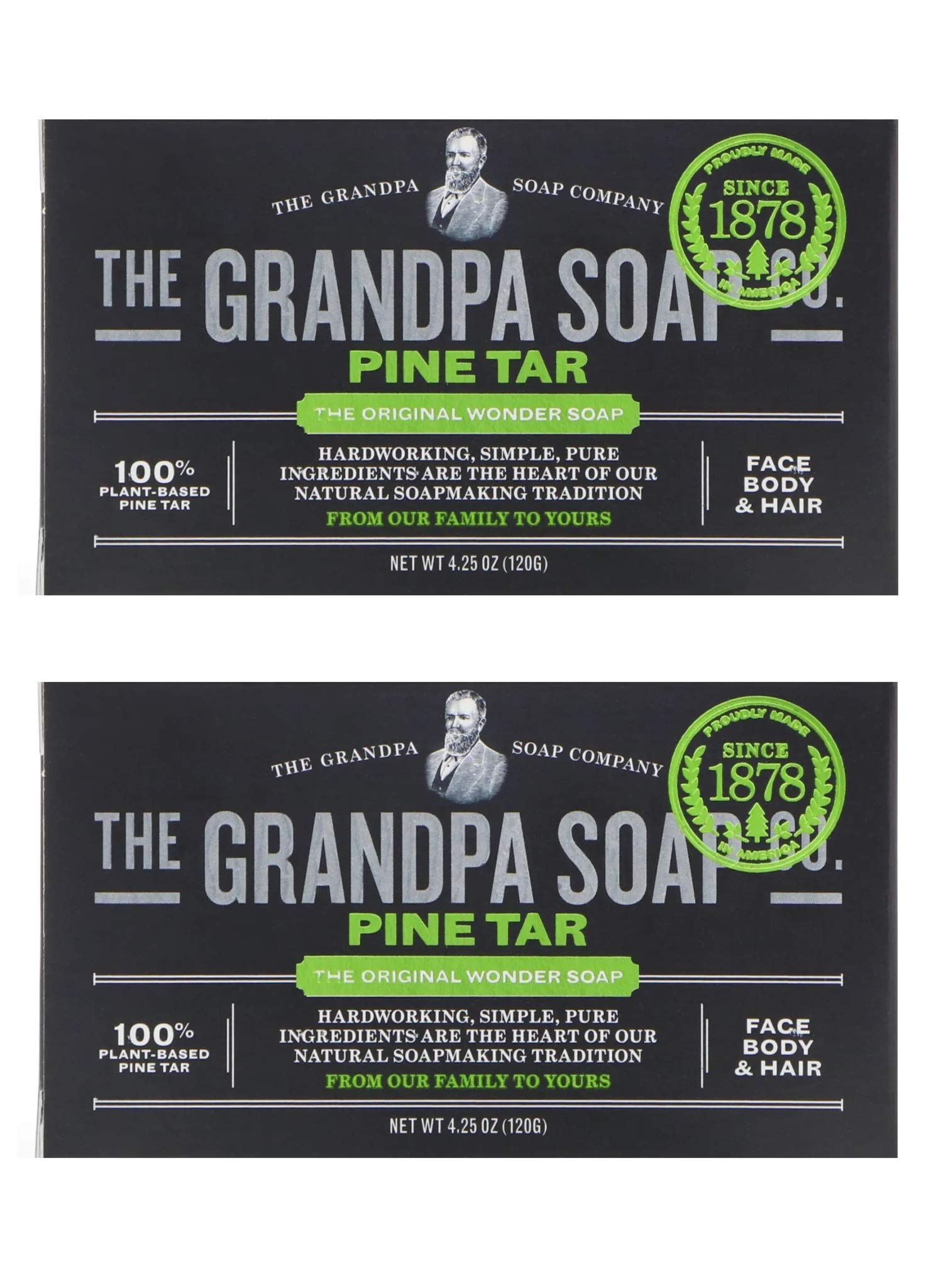

[Set of 2] Grandpa s Pine Tar Soap 120g x 2