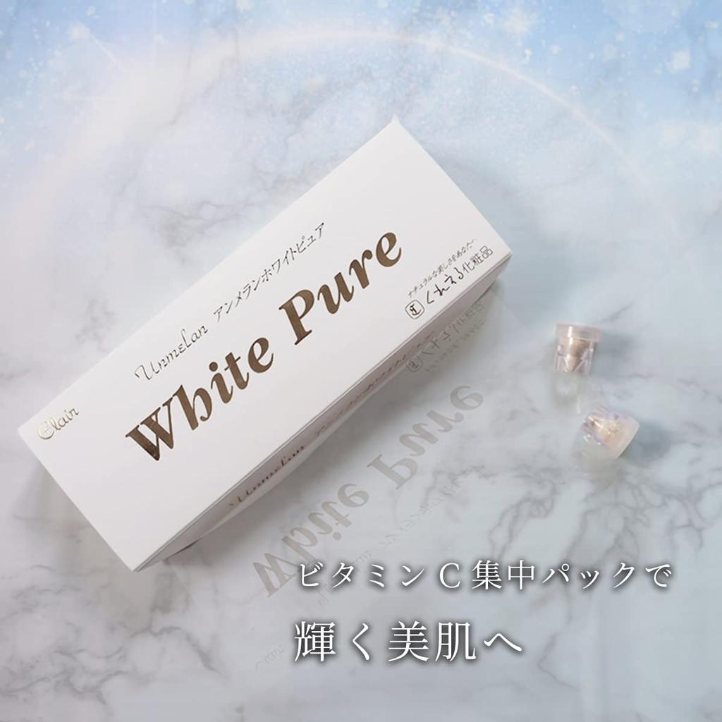 Curel Ammelan White Pure 12 Pieces 120048 Vitamin C Intensive Pore Care Moisturizing (Facial Pack) [Fresh Pack]