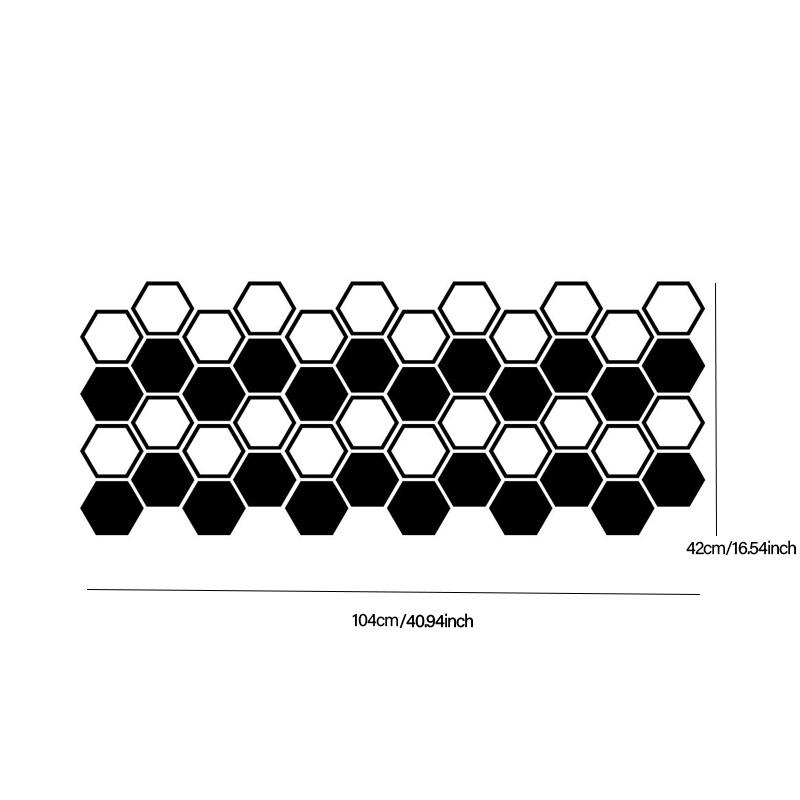 Car Graphics Sticker Creative Honeycomb Style Cars Side Sticker Auto Decor Tuning Waterproof Modification Honeycomb DIY Stickers