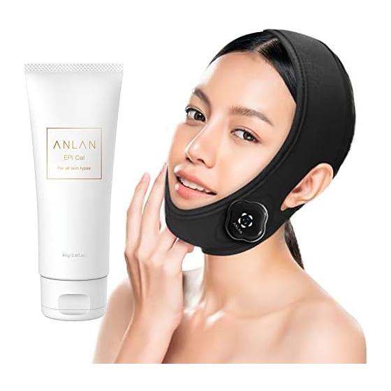 [Popular Magazine Featured] ANLAN Facial Beauty Device EMS Lift Face Belt Facial Muscles Face Line Double Chin 3 Types EMS Mode 5 Levels Strength