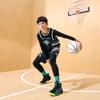 Anta Kwangchao 2 Tlumení Nárazů Odolné Nízké Dětské Basketbalové Boty Dětské Basketbalové Boty Černá Zelená A312331131-4