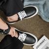Fashion Leather Casual Shoes Men Lace Up Spring Autumn Men's Casual Shoes Outdoor Sneakers Platform Designer Business Men Oxford Shoes