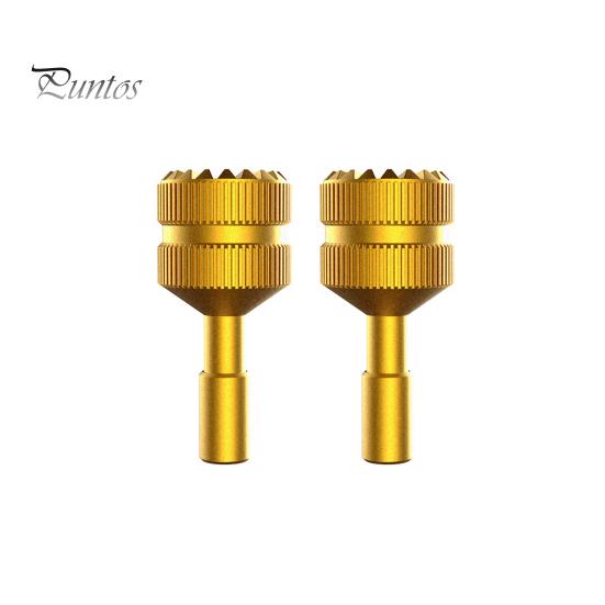 

Алюминиевый джойстик для дрона, 2 шт., прецизионный дизайн, нескользящий эргономичный джойстик контроллера дрона для DJIRC2/1 с пультом дистанционного управления на экране золотистый