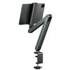 P86 Foldable 360 Degree Rotation Suspension Arm Aluminum Alloy Tablet Stand for Bed / Desk