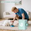 Dog Food Storage Container 6L Dog Food Storage Bin Airtight with Spoon Treat Dispenser Anti-Moisture for Home Kitchen Pantry