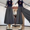 Glutinous Rice Bud Culottes Women's New Autumn High Waist Drape Skirt Slim Small Lantern Wide-leg Pants