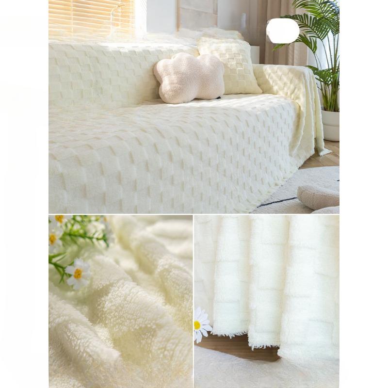 Suede Living Room Sofa Towel Sofa All-Inclusive Universal Cover Towel Cloth Autumn Velvet Blanket Cover Cloth