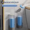 Wall-Mounted Disposable Toilet Brush Heads Set for Complete Bathroom Cleaning