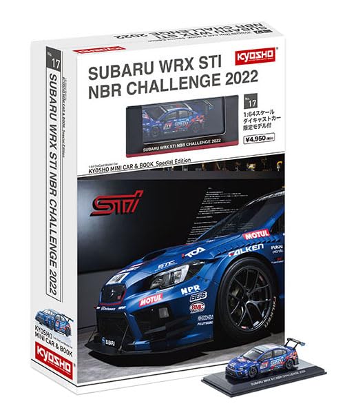 

КНИГА KYOSHO MINI CAR Special Edition Subaru WRX STI NBR Challenge 2022 и № 17, 1/64