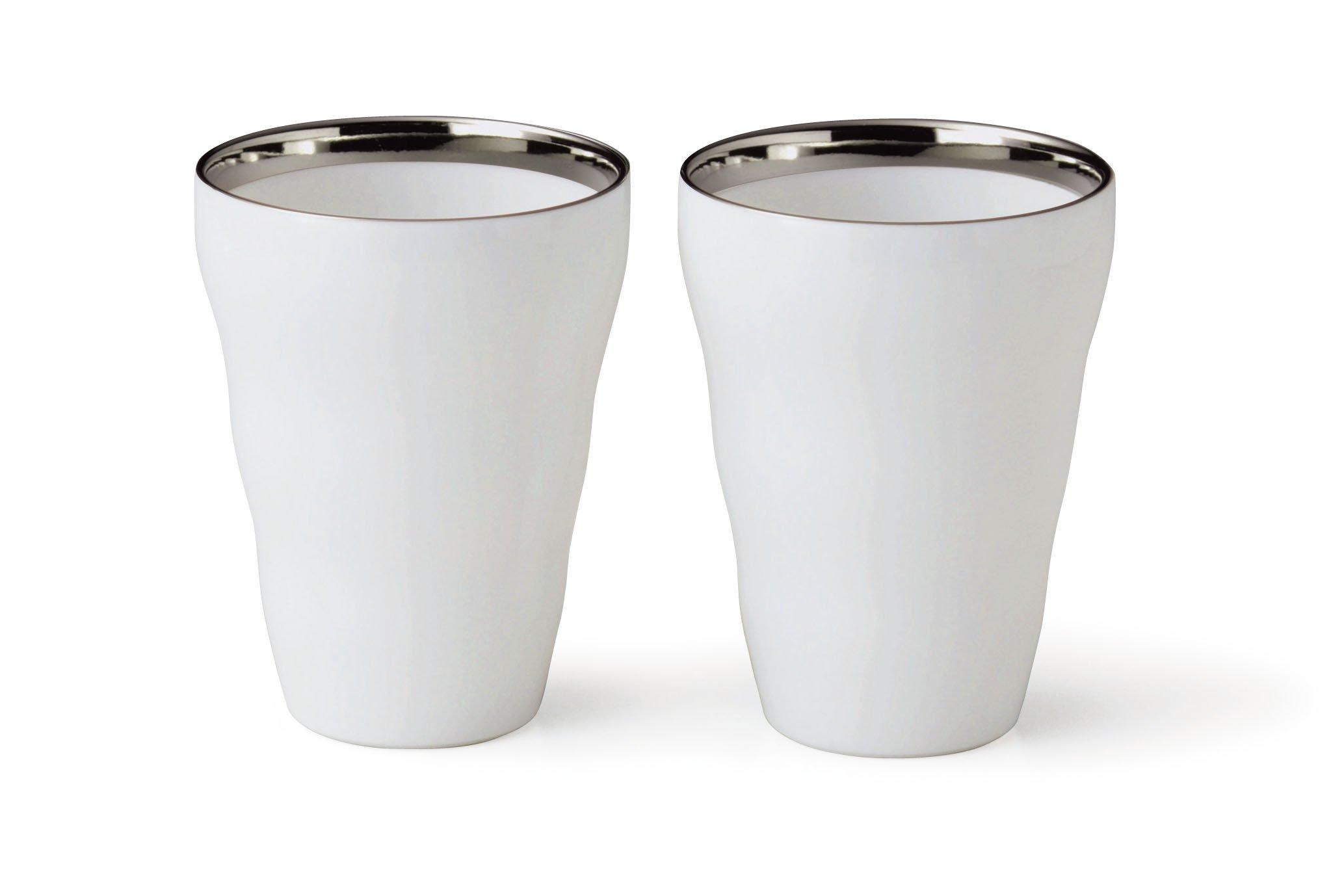 

Apex Heart Tumbler 320ml Pair Platinum Cup Gift JH-202