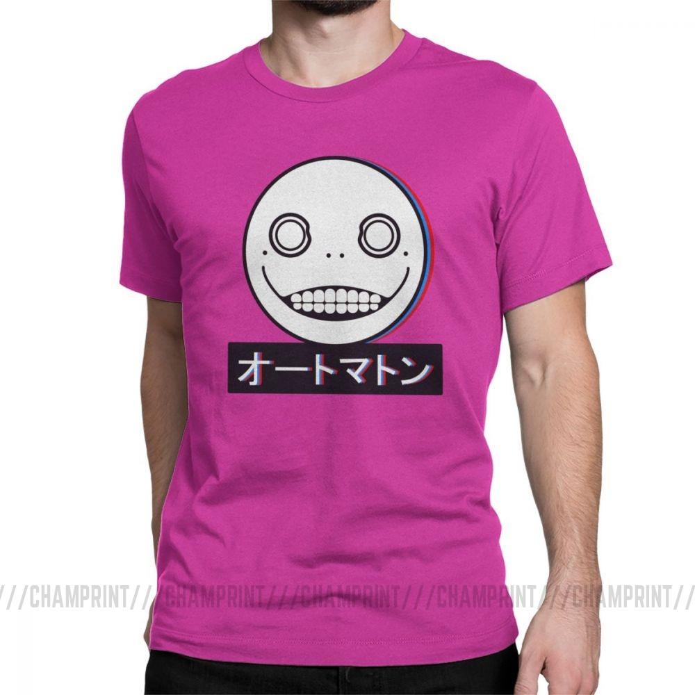 Humor Spiel Nier Automata 2B Yorha T-Shirts Herren Rundhals 100% Baumwolle T-Shirt