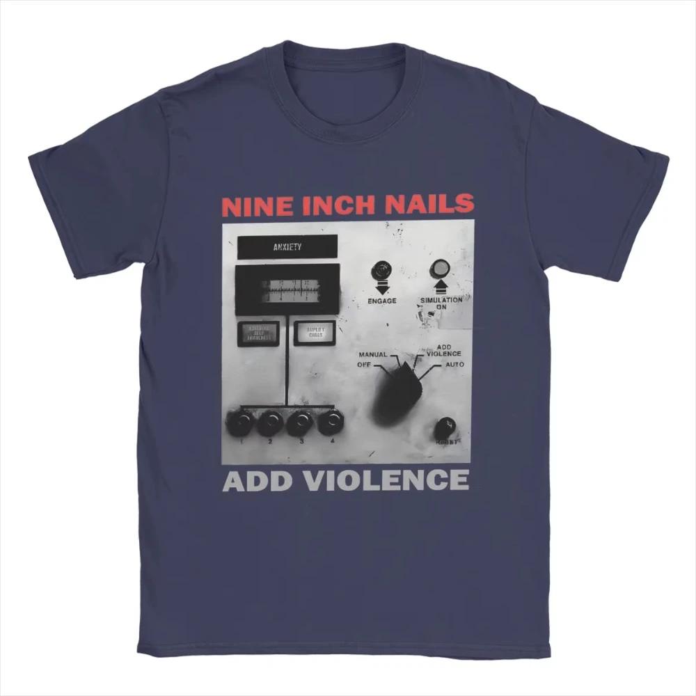 Nine Inch Nails NIN Men's and Women's Printed T Shirts Crazy Tees Short Sleeve Crewneck Male T-Shirts Pure Cotton Summer Clothes