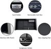 Suitable for 12-18 GMC SIERRA modified storage box Silverado central storage storage box black ABS