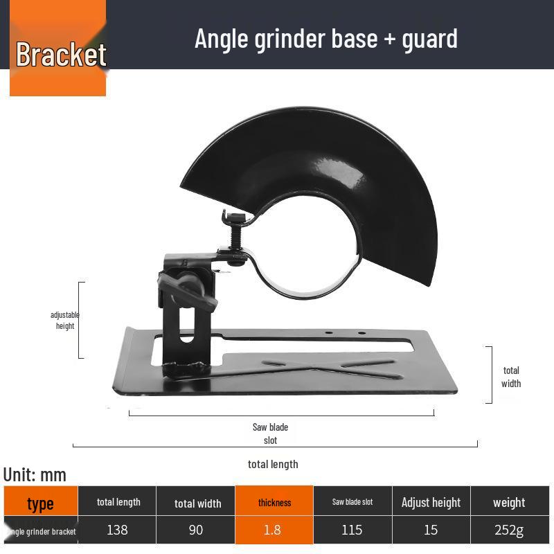 

Основание для преобразования угловой шлифмашины в отрезной станок