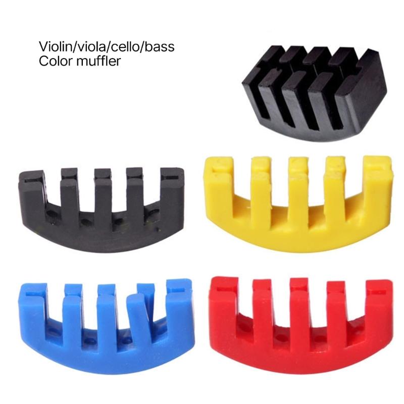 Rubber Violins Mute Silencers Violins Practice Silencers for Musical Instruments