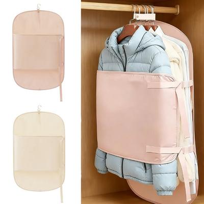 Wardrobe Clothes Compressed Board Closet Compression Strap for Down Jacket Coat Sweater Home Space-Saving Clothes Organizer Bag