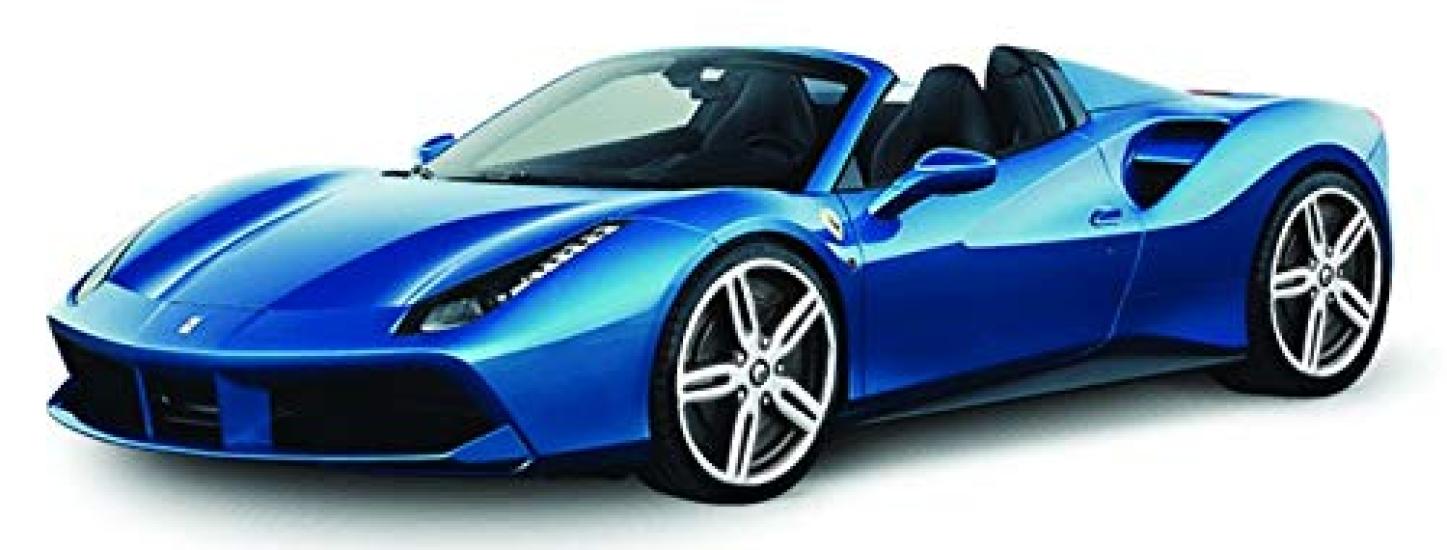 

Bburago Ferrari Миниатюрная модель FERRARI 488 SPIDER 2015 1/43 (Синий металлик) [Использовал] синий