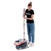 KADAX Spin Mop with Bucket on Wheels 128cm Grey