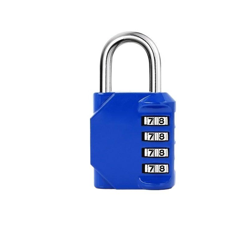 Lock Waterproof 4 Digit Padlocks with Combination Code Zinc Alloy Combination Lock for Door Tool Boxes Schools Gym Storage