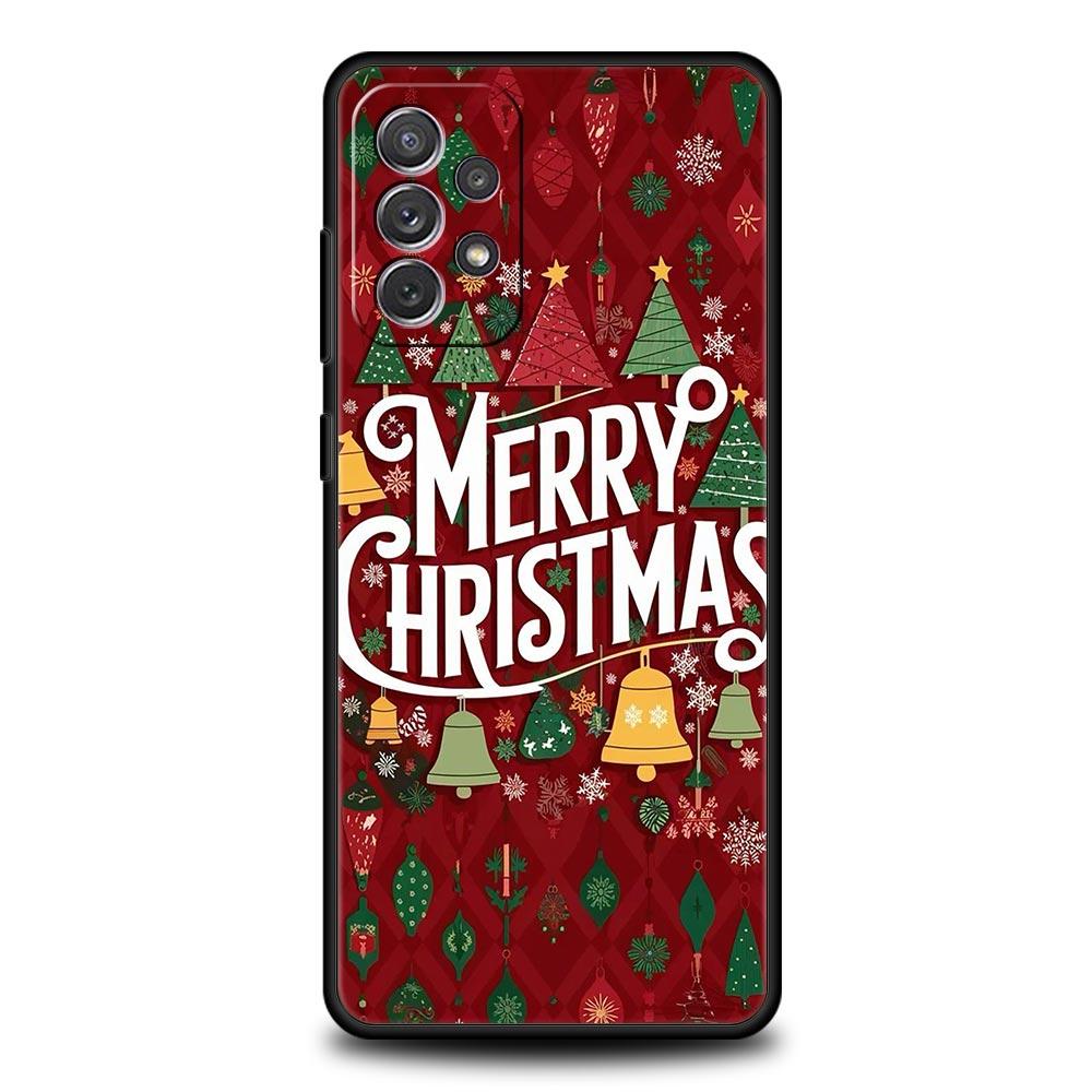 

Merry Christmas Phone Case for Samsung Galaxy A55 A35 A17 A07 A15 A13 A25 A51 A71 A72 A73 A32 A52 A52S A41 5G Soft TPU Shell Bag Samsung A35